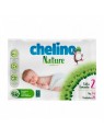 Pañal bebe Chelino Nature Talla 2 3-6Kg 28 unidades