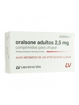 ORALSONE ADULTOS 2,5 MG 12...