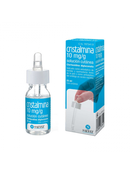 CRISTALMINA 10 mg/ml SOLUCION CUTANEA 1 FRASCO 2