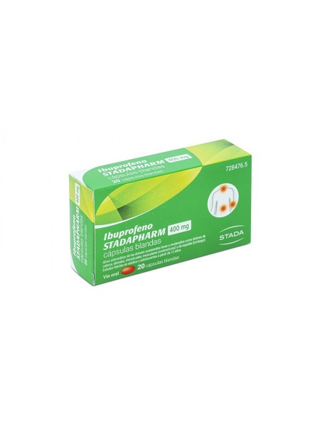 IBUPROFENO STADAPHARM 400 MG 20 CÁPSULAS BLANDAS