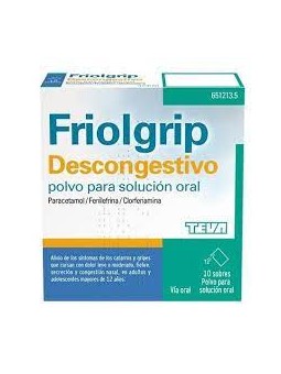 FRIOLGRIP DESCONGESTIVO 10...