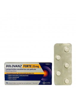 DOLOVANZ FORTE 25 MG 15...