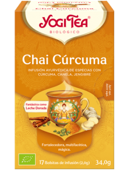 Yogi Tea Chai Cúrcuma 17...