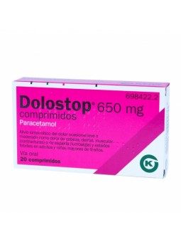 DOLOSTOP 650 MG 20 COMPRIMIDOS